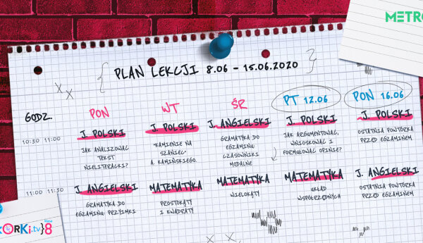 Korki.tv 8 klasa PLAN LEKCJI 8-16.06
