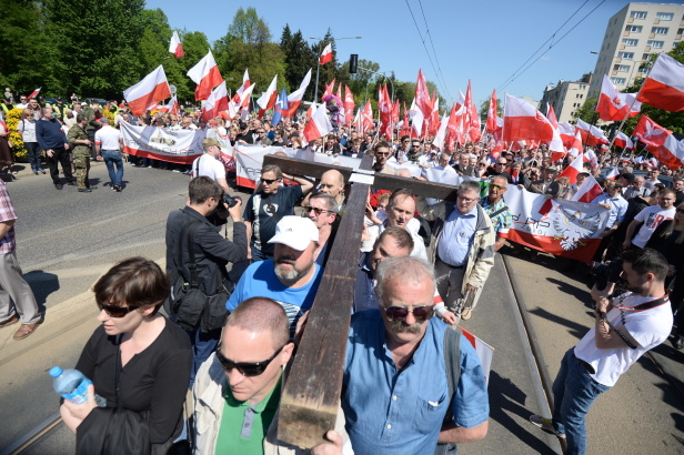Start marszu narodowców Bartłomiej Zborowski / PAP
